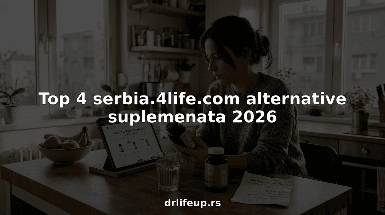 Top 4 serbia.4life.com alternative suplemenata 2026